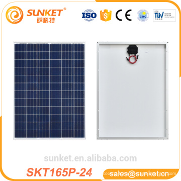 Module solaire de bonne qualité de poly de 165w pour le système de panneau solaire de 1KW avec la pleine certification TUV ISO CE